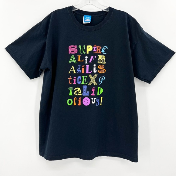 Disney Cameron Mackintosh Mary Poppins Theater Production Cotton Crewneck Tee - Picture 1 of 6